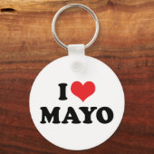 Porte-clés I Love Heart Mayo - Mayonnaise Lover (Recto)