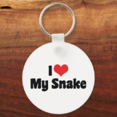 Porte-clés I Love Heart My Snake - Snake Lover (Recto)