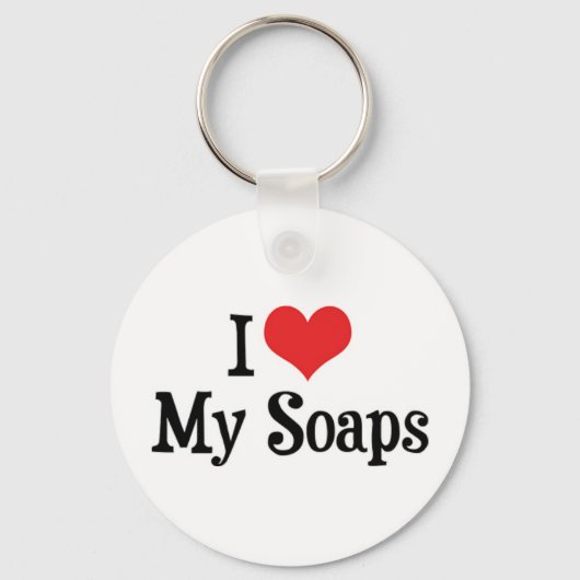 Porte-clés I Love Heart My Soaps - Soap Opera Lover (Recto)