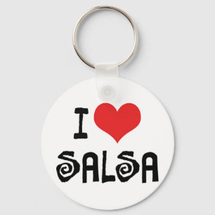 Porte-clés I Love Heart Salsa