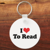 Porte-clés I Love Heart To Read - Book Lover (Recto)