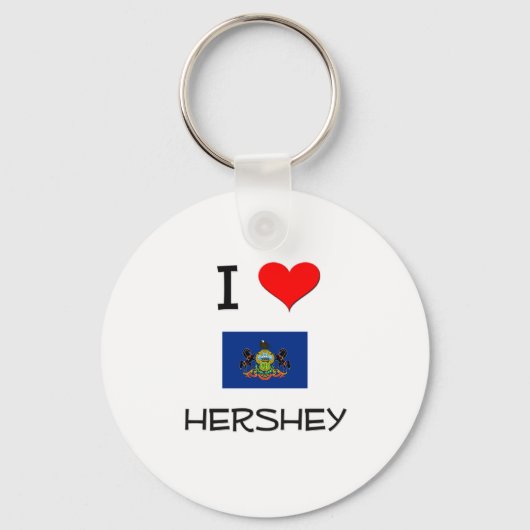Porte-clés I Love Hershey Pennsylvania (Recto)