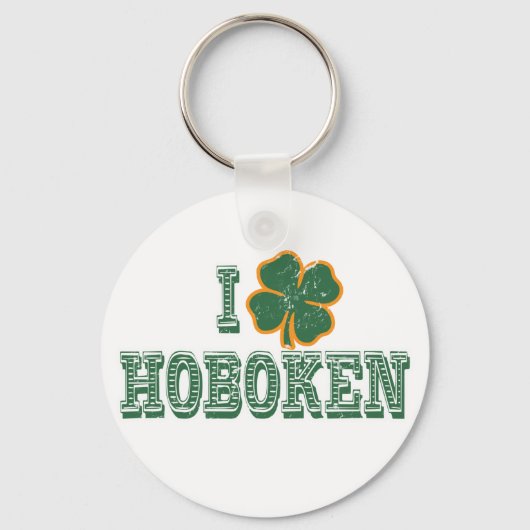 Porte-clés I love Hoboken - St. Patrick's Day (Recto)
