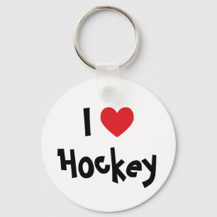 Porte-clés I Love Hockey