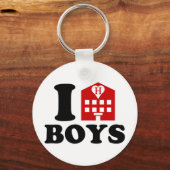 Porte-clés I Love Hotel Boys (Recto)