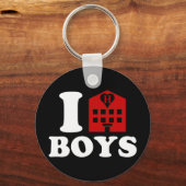 Porte-clés I Love Hotel Boys (Recto)