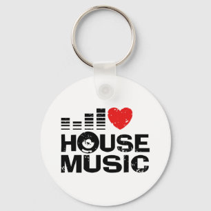Porte-clés I Love House Music