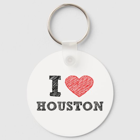 Porte-clés I Love Houston (Recto)