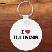 Porte-clés I Love Illinois (Recto)