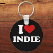 Porte-clés I Love Indie (Recto)