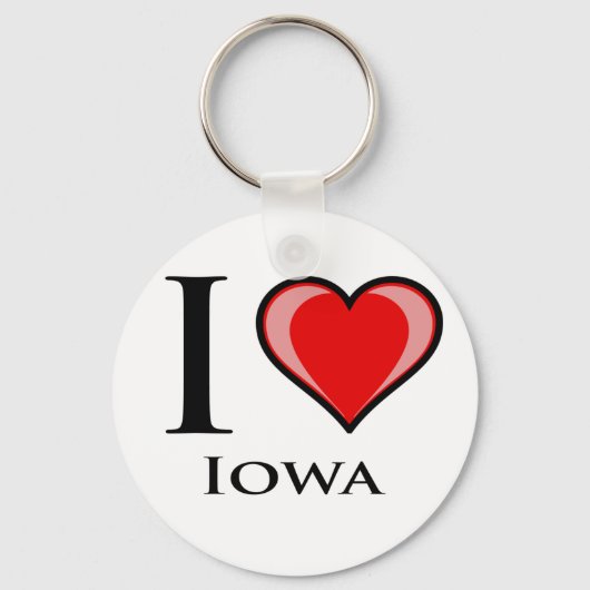 Porte-clés I Love Iowa (Recto)