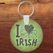 Porte-clés I Love Irish Button Porte - clé (Recto)