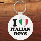 Porte-clés I love Italian Boys (Recto)