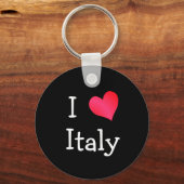 Porte-clés I Love Italy (Recto)