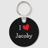 Porte-clés I Love Jacoby (Recto)