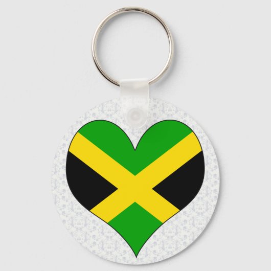 Porte-clés I Love Jamaïque (Recto)
