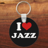 Porte-clés I Love jazz (Recto)