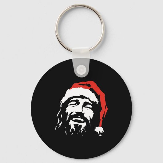 Porte-clés I Love Jesus Christmas Green  (Recto)