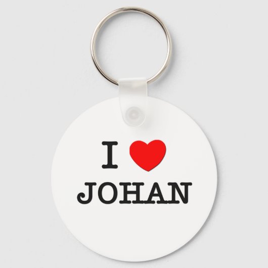 Porte-clés I Love Johan (Recto)