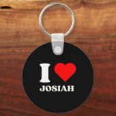 Porte-clés I Love Josiah I Heart Josiah Name Y2k Valentines D (Recto)