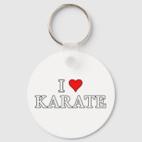 I Love Karate Porte - clé