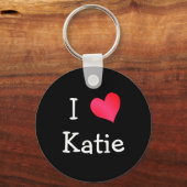 Porte-clés I Love Katie (Recto)