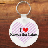 Porte-clés I Love Kawartha Lakes, Canada (Recto)