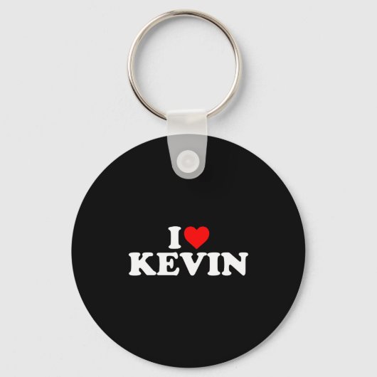Porte-clés I Love Kevin - Heart Long Sleeve  (Recto)