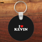 Porte-clés I Love Kevin - Heart Long Sleeve  (Recto)