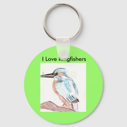 Porte-clés I Love Kingfish Key Ring (Recto)