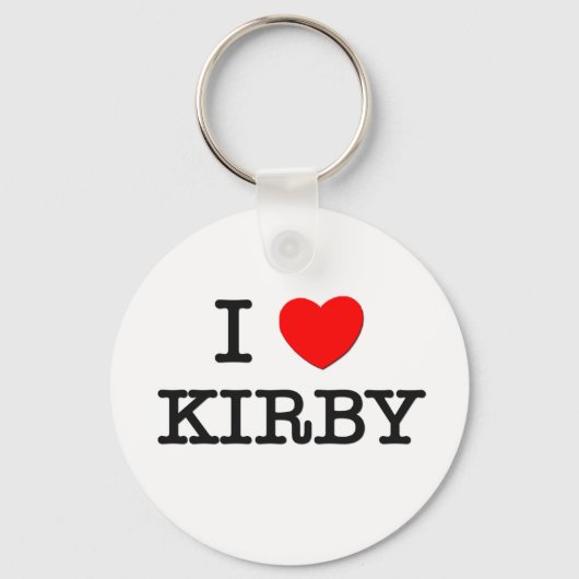 Porte-clés I Love Kirby (Recto)