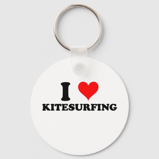 Porte-clés I Love Kitesurf (Recto)