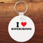 Porte-clés I Love Kitesurf (Recto)