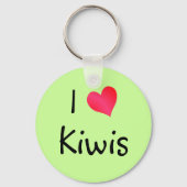 Porte-clés I Love Kiwis (Recto)