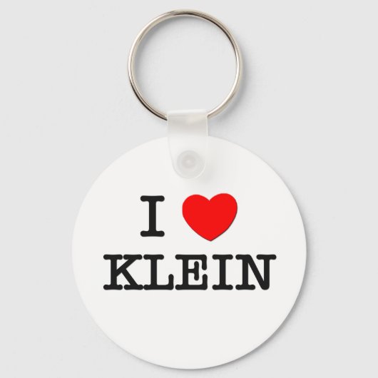 Porte-clés I Love Klein (Recto)