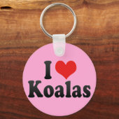 Porte-clés I Love Koalas (Recto)