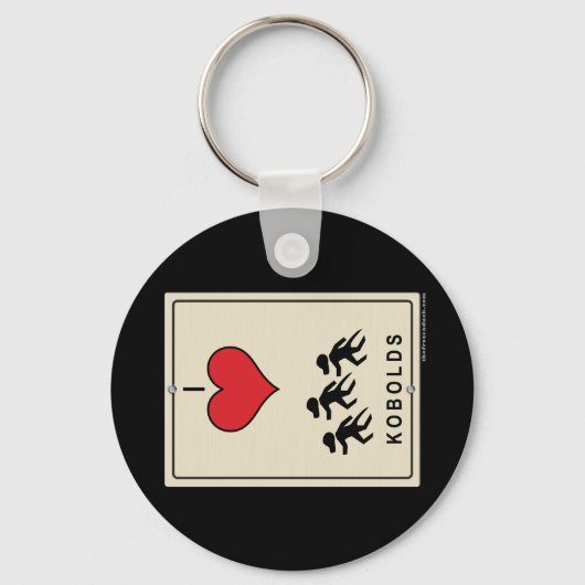 Porte-clés I Love Kobolds (Recto)