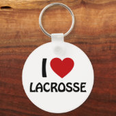 Porte-clés I love Lacrosse (Recto)