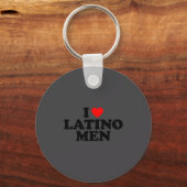 Porte-clés I Love Latino Men  (Recto)