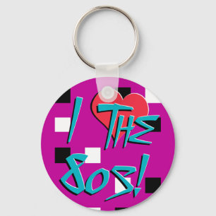 Porte-clés I Love Le Porte - clé des années 80