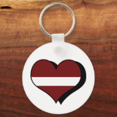 Porte-clés I Love Lettonie Porte - clé (Recto)