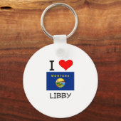Porte-clés I Love Libby Montana (Recto)