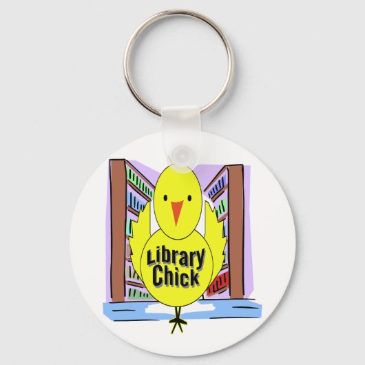 Porte-clés I Love Library Chicks (Recto)