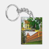 Porte-clés I Love Lida Belarus Architecture Château (Devant gauche)