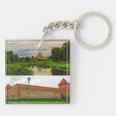 Porte-clés I Love Lida Belarus Architecture Château (Dos)