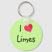 Porte-clés I Love Limes (Recto)