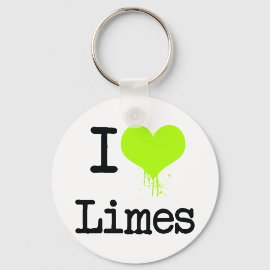 Porte-clés I Love Limes (Recto)