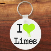 Porte-clés I Love Limes (Recto)