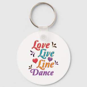 Porte-clés I Love Line Dance