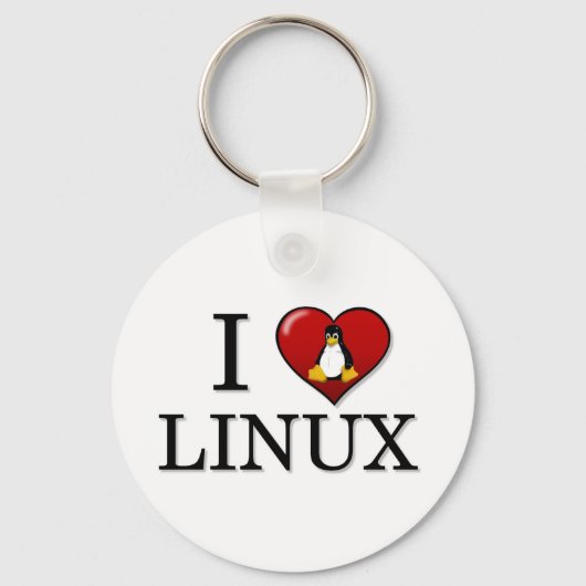 Porte-clés I Love Linux Porte - clé (Recto)